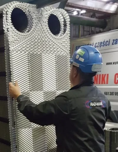 Wymiana płyt wymiennika ciepła