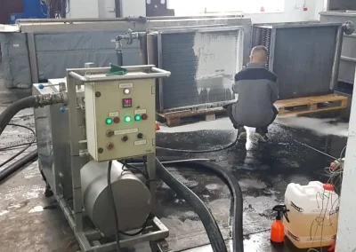 Czyszczenie chemiczne wymiennika lamelowego