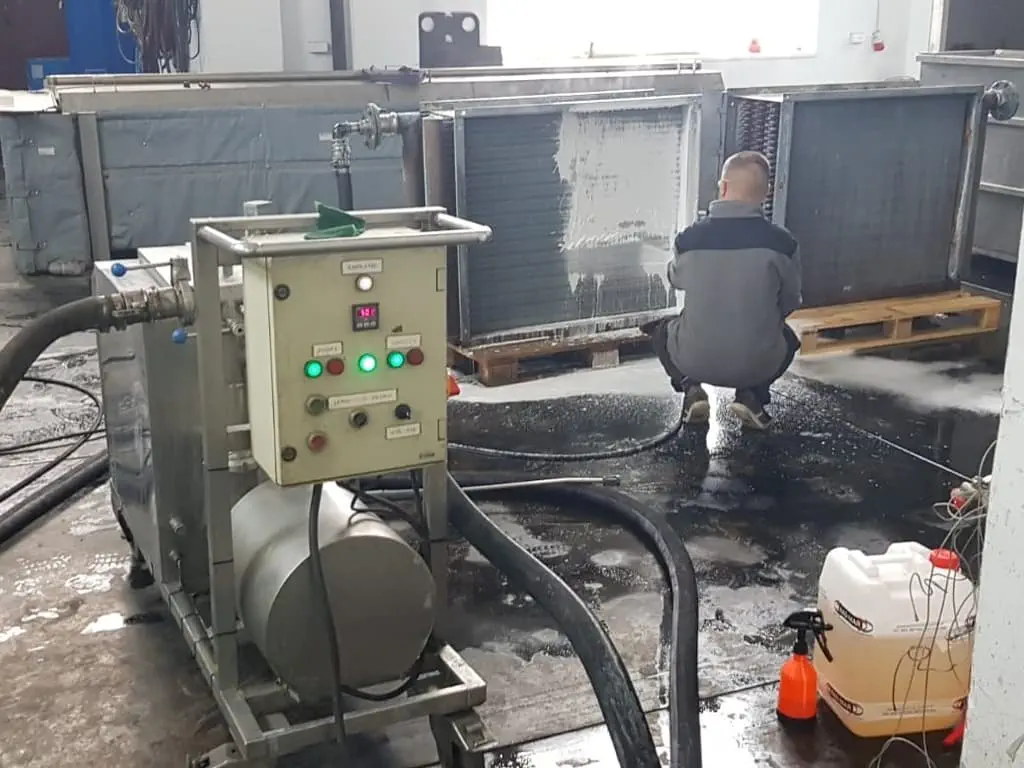 Czyszczenie Chemiczne Wymiennika Lamelowego