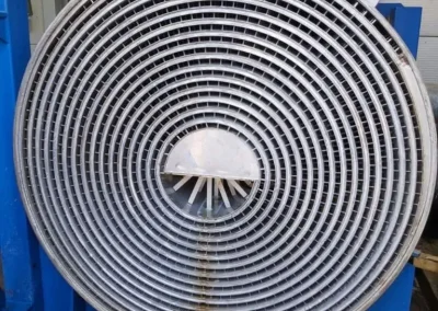 Wymiennik spiralny po czyszczeniu